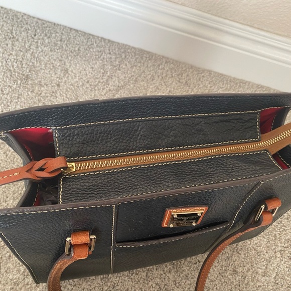 Auth Dooney and Bourke Leather Satchel Tote Purse Nice! - Picture 4 of 6